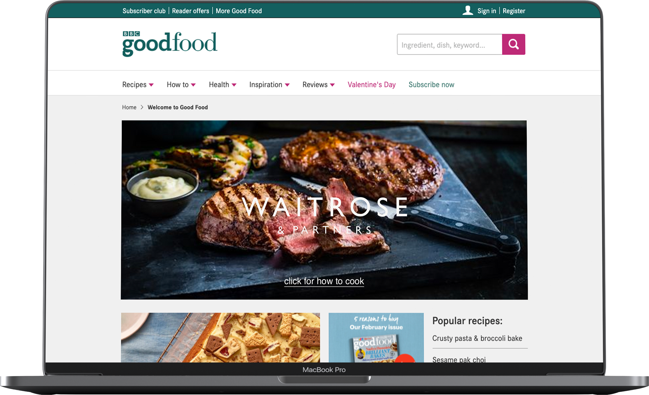Waitrose BBC Good Food ad